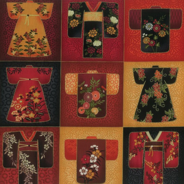 Asian Fabric Panels 82