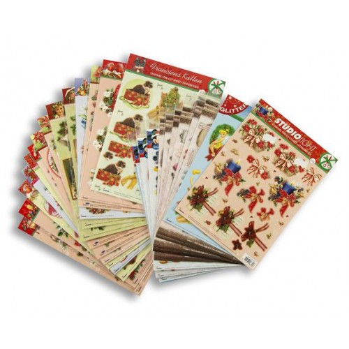 103AU23 Pinflair Die Cut Decoupage Christmas Pack