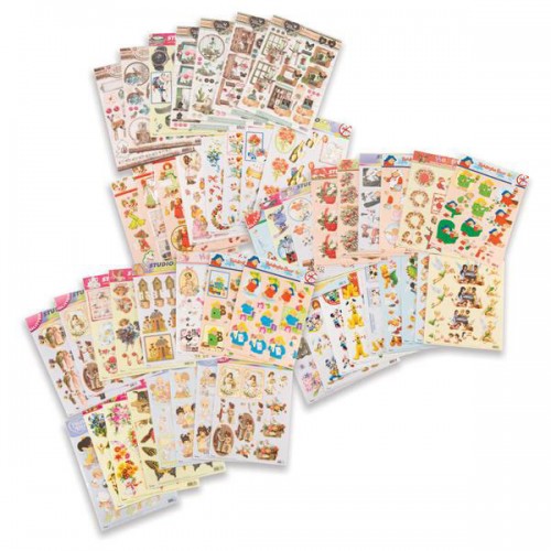 106JL23 Pinflair Die Cut Decoupage Mega Bundle