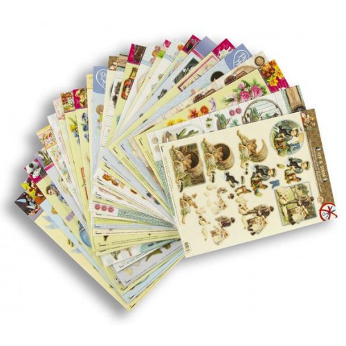 108AU23 Pinflair Die Cut Decopupage All Occasions Pack
