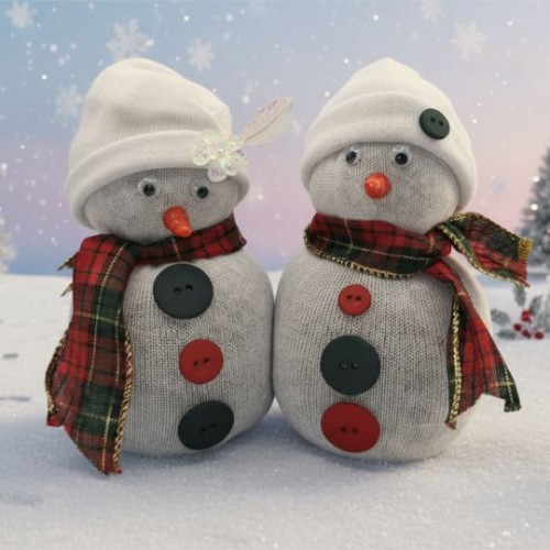 Stanley and Sophie the Snow Couple 