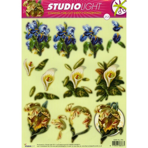 Floral A4 Die Cut