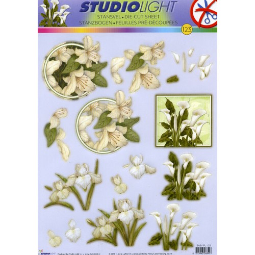 Floral A4 Die Cut