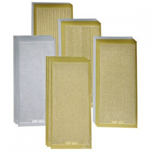 Gold & Silver Flexi Bend Peel Offs