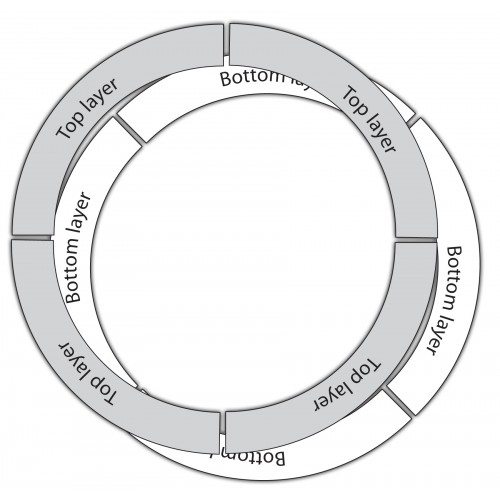 BA530 Pinflair Backing Card Ring 