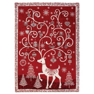 ADC202 Pinflair Large Red Reindeer Advent