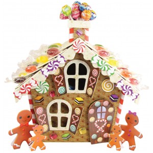 BA277 Gingerbread House Kit With Fabric