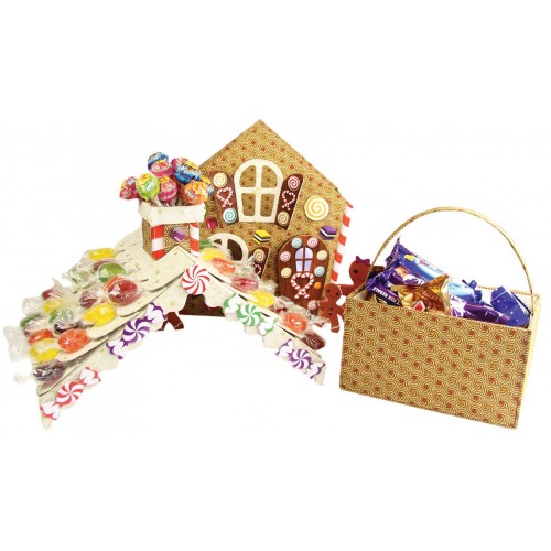 BA277 Gingerbread House Kit With Fabric