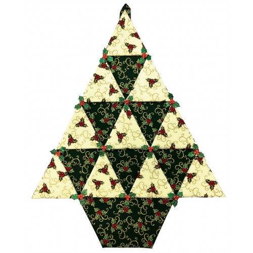 BA412 No Sew Patchwork Christmas Tree With Fabric