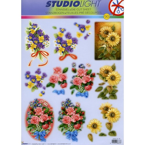 Floral A4 Die Cut