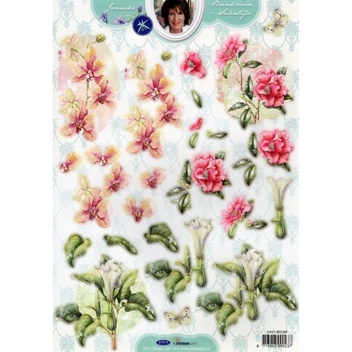 Floral A4 Die Cut