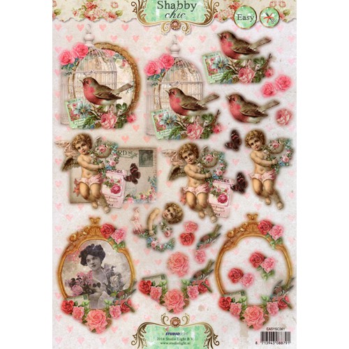 Shabby Chic A4 Die Cut