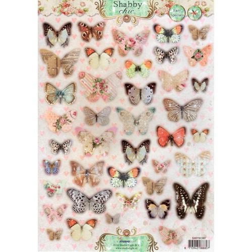 Shabby Chic A4 Die Cut