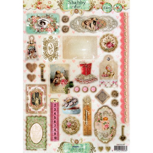 Shabby Chic A4 Die Cut