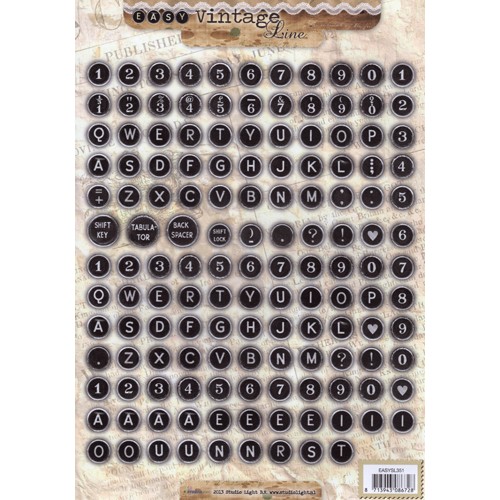 Vintage A4 Die Cut