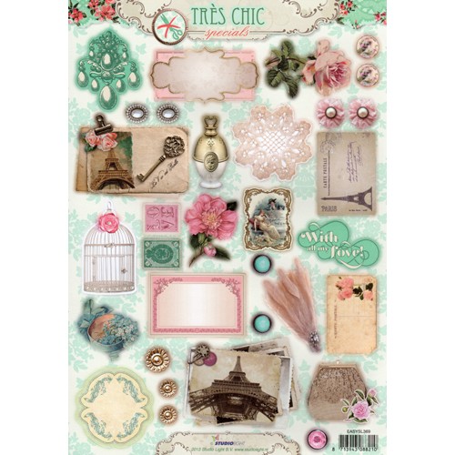 Tres Chic A4 Die Cut