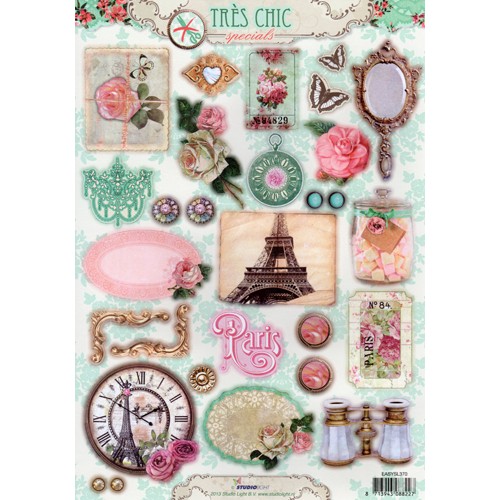 Tres Chic A4 Die Cut
