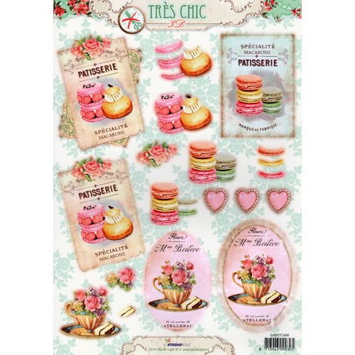 Tres Chic A4 Die Cut