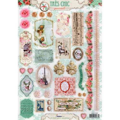 Tres Chic A4 Die Cut