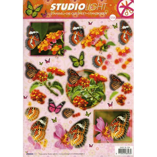 Floral A4 Die Cut