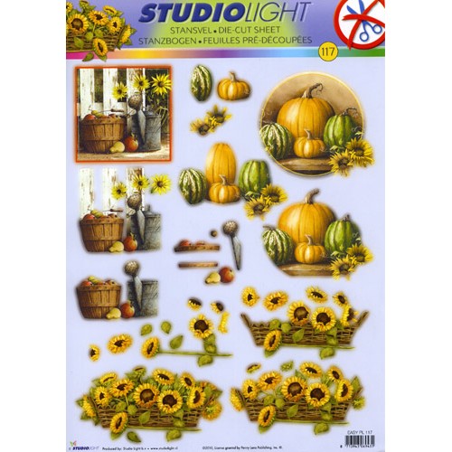Floral A4 Die Cut