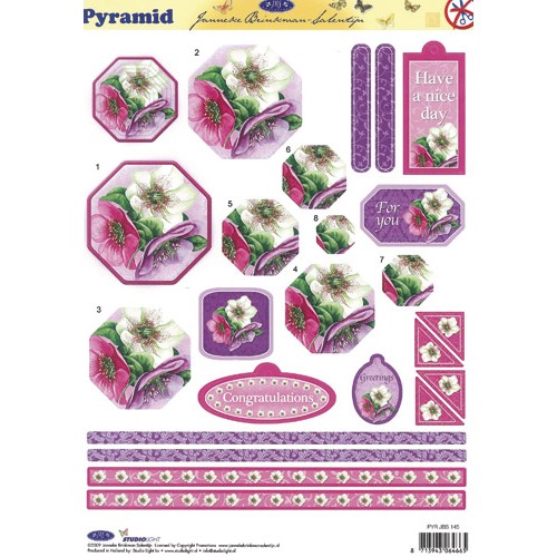Floral A4 Die Cut