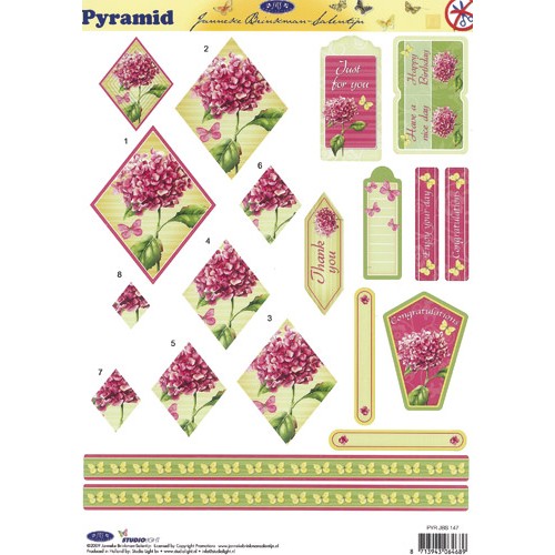 Floral A4 Die Cut