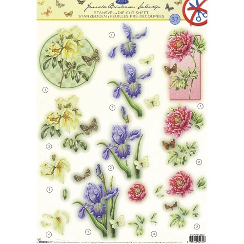 Floral A4 Die Cut