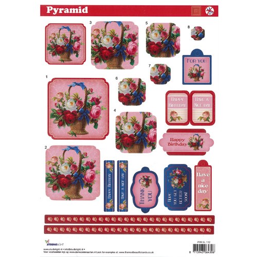 Floral A4 Die Cut