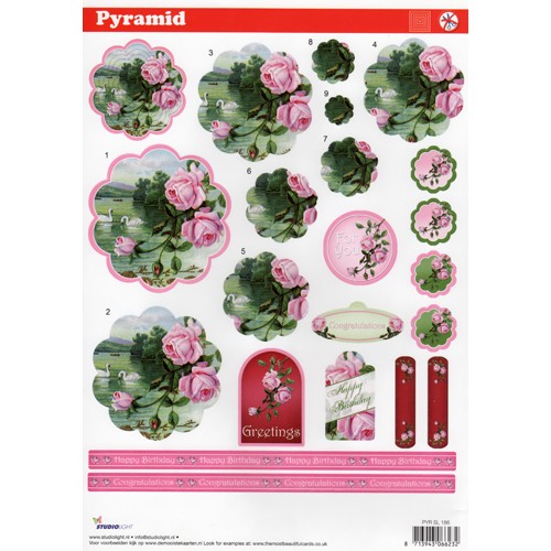 Floral A4 Die Cut