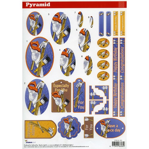 Mens A4 Die Cut