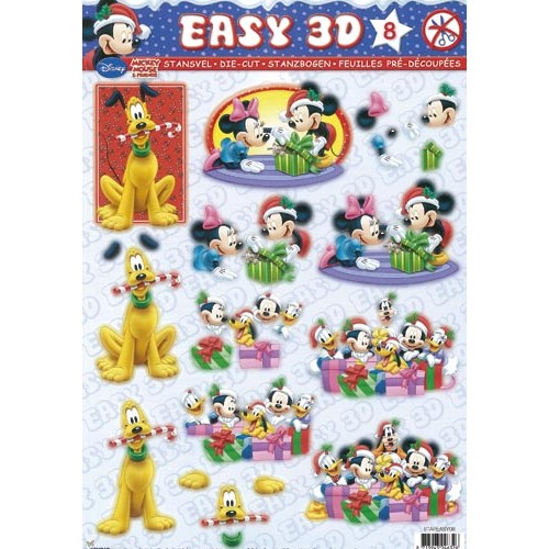 Disney - Pluto with a Candy Cane