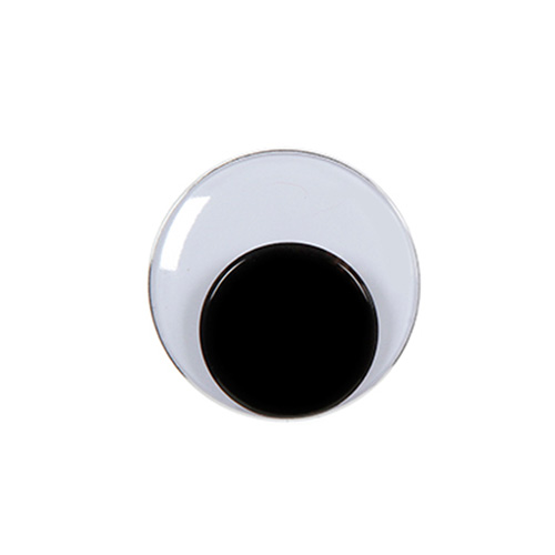5mm Round Movable Eyes Black