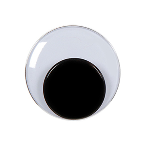 10mm Round Movable Eyes Black