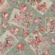 Green Flower Fairy Fabric Panels