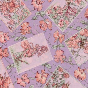 Lilac Flower Fairy Fabric Panels