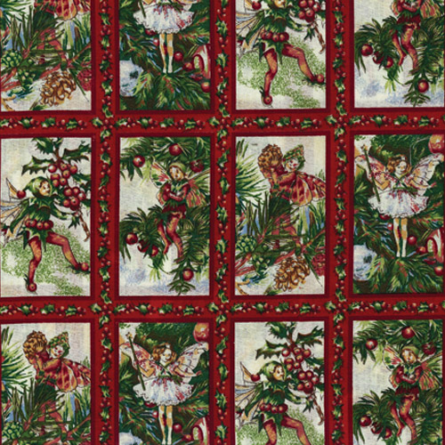 Christmas Flower Fairies Red