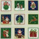 Small Santa's Fabric Panel