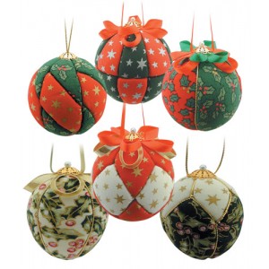 Christmas Fabric Baubles