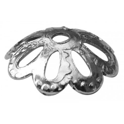 Medium Shallow Cap Silver