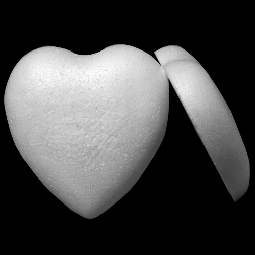 3 1/2" (87mm) Half Heart