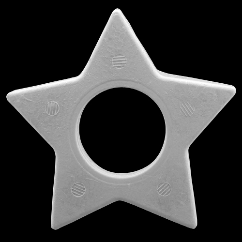 Flat Star With Hole