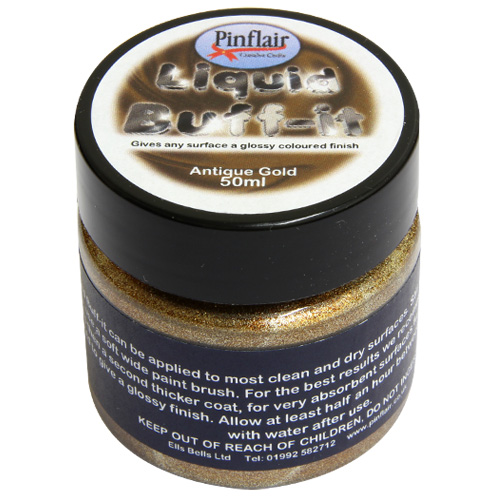 Pinflair Liquid Buff-It Antique Gold