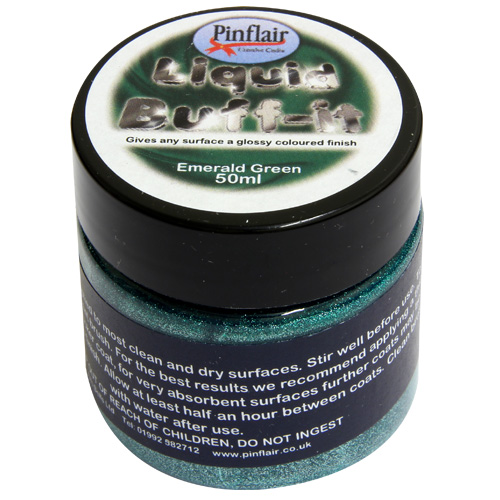 Pinflair Liquid Buff-It Emerald Green
