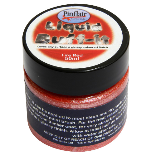 Pinflair Liquid Buff-It Fire Red