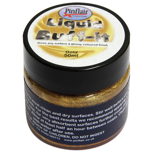 Pinflair Liquid Buff-It Gold