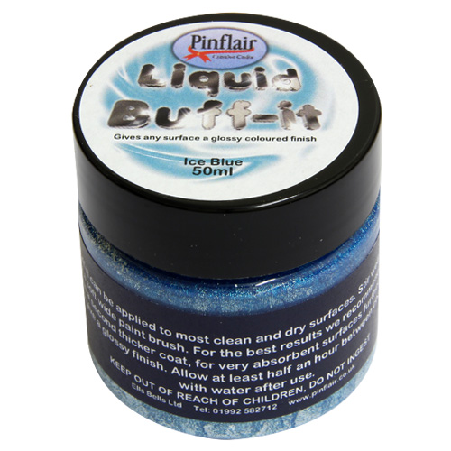 Pinflair Liquid Buff-It Ice Blue