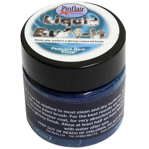 Pinflair Liquid Buff-It Peacock