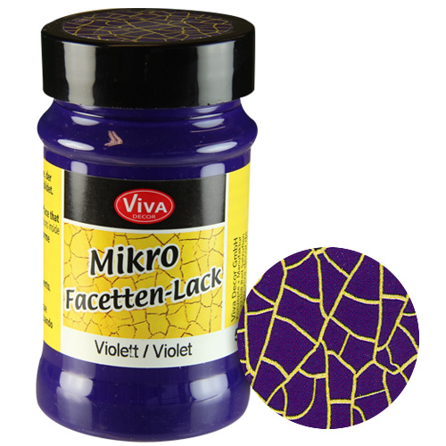 Micro Crackle Paint Violet