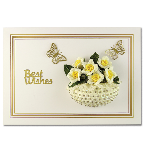 Best Wishes Rose Bowl Lemon